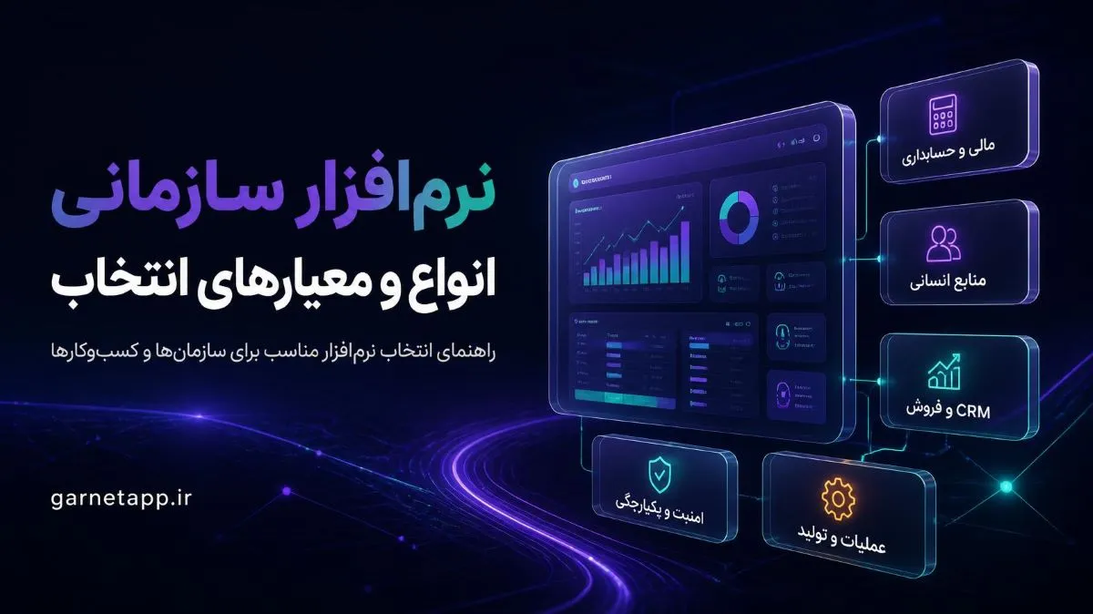 نرم‌افزار سازمانی: انواع و معیارهای انتخاب 
